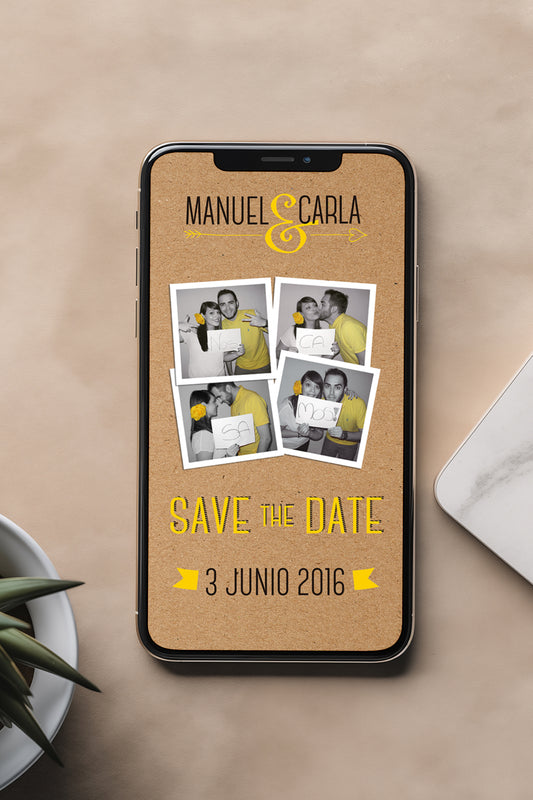 SAVE THE DATE  DIGITAL PERSONALIZADO